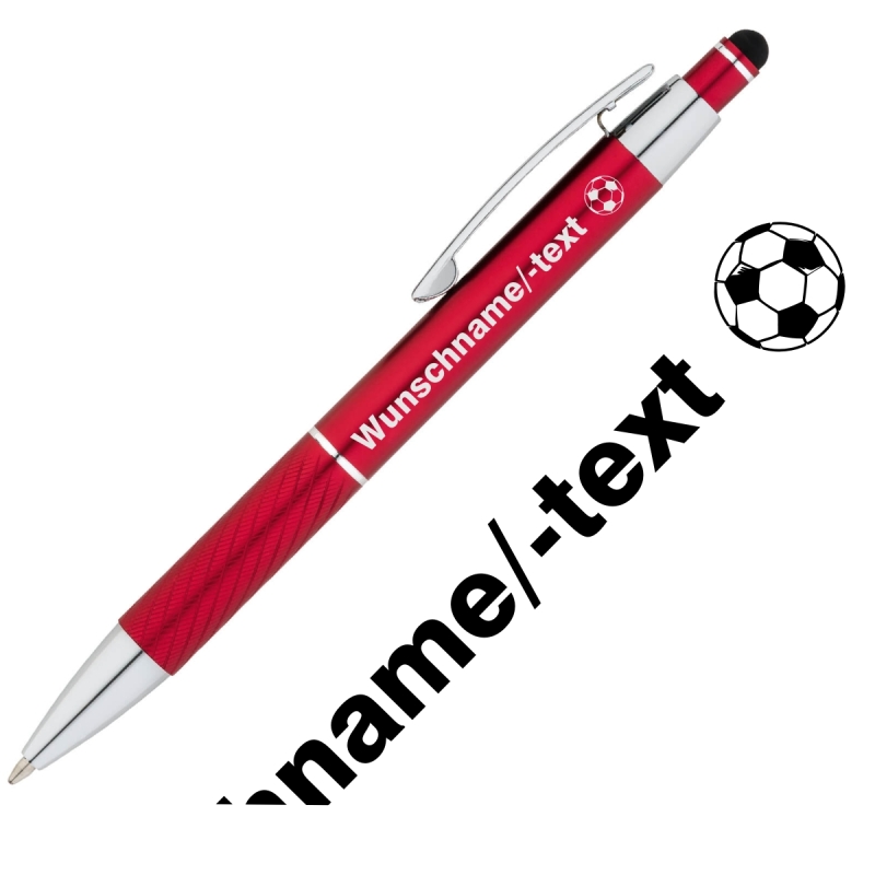 Kugelschreiber Fußball mit Wunschtext